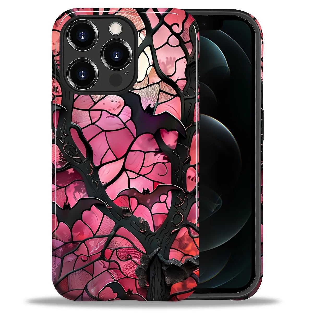 CARLOCA Case for iPhone 16 Pro,Vintage Cat Animal Pet Lover Collage Design Hybrid Dual Protection Soft TPU + Hard PC, Shockproof & Anti-Scratch Cover Men Women Stylish Protective Phone Case