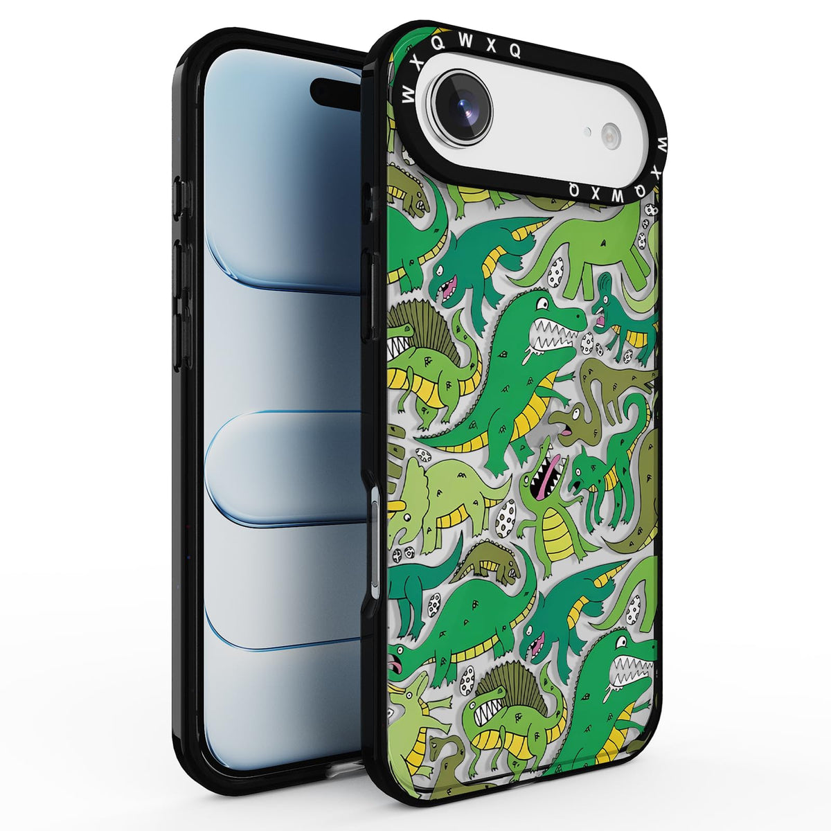 for iPhone 16 pro max Graffiti of Cartoon Animal Clear Phone Case | TPU+PC Premium Painted Anti-Drop Phone Case Superior Shock Absorption Military-Grade Drop Protection cover