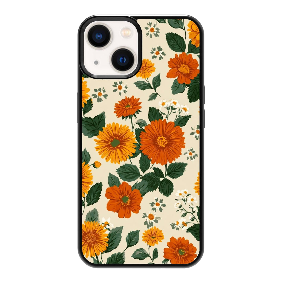 Four Seasons Tree of Life Watercolor Nature Phone Case, Shockproof Protective Cover for iPhone 11 12 13 14 15 16 17 Pro Max Plus Mini XR 7 8 SE