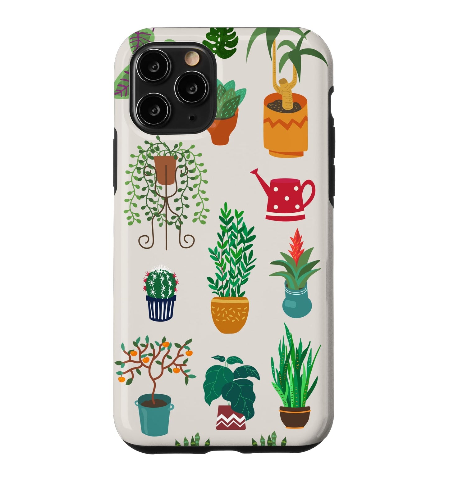 Indoor and Outdoor Plant Illustrations | Boho Nature Art Case for iPhone 16
