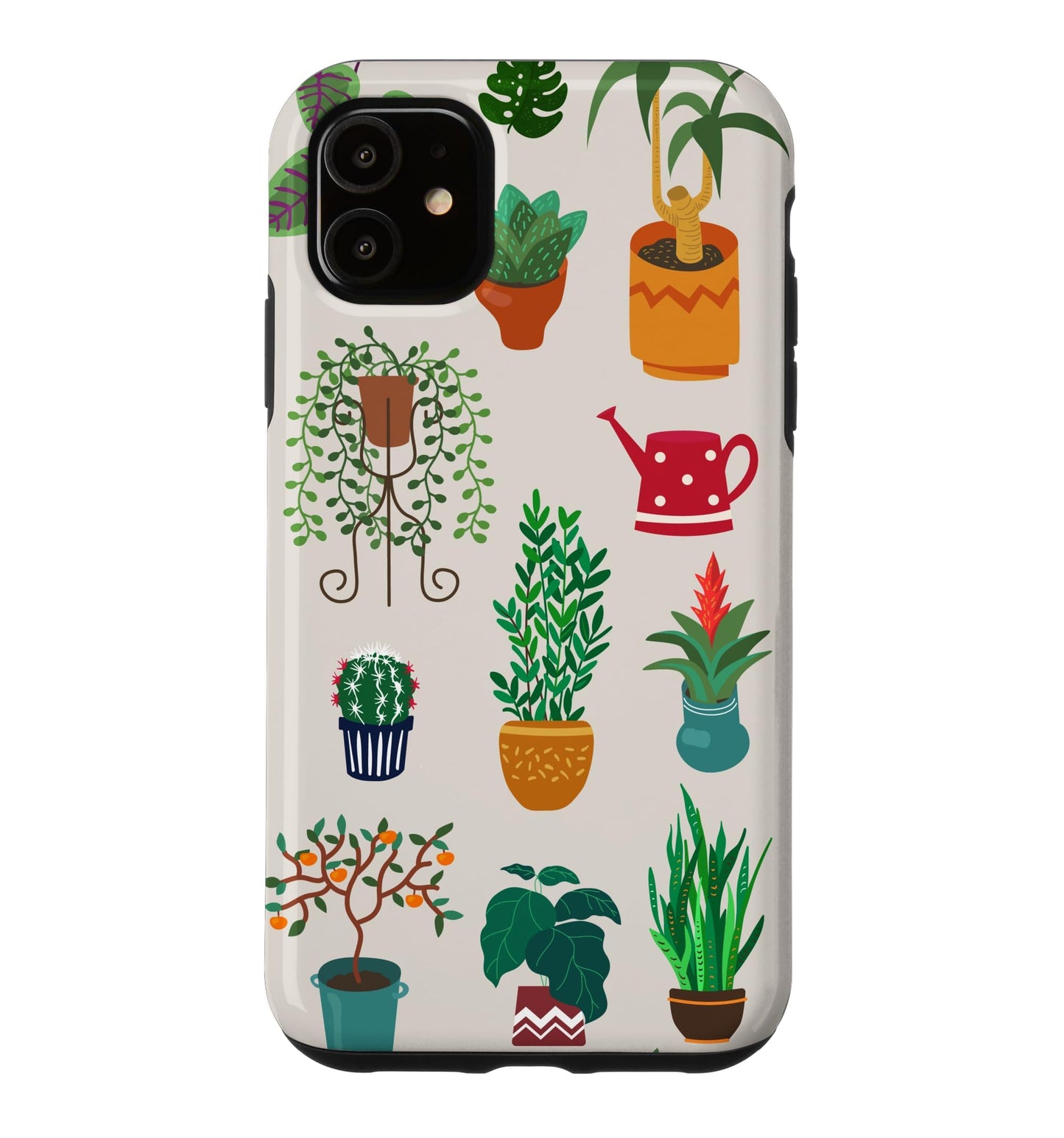 Indoor and Outdoor Plant Illustrations | Boho Nature Art Case for iPhone 16