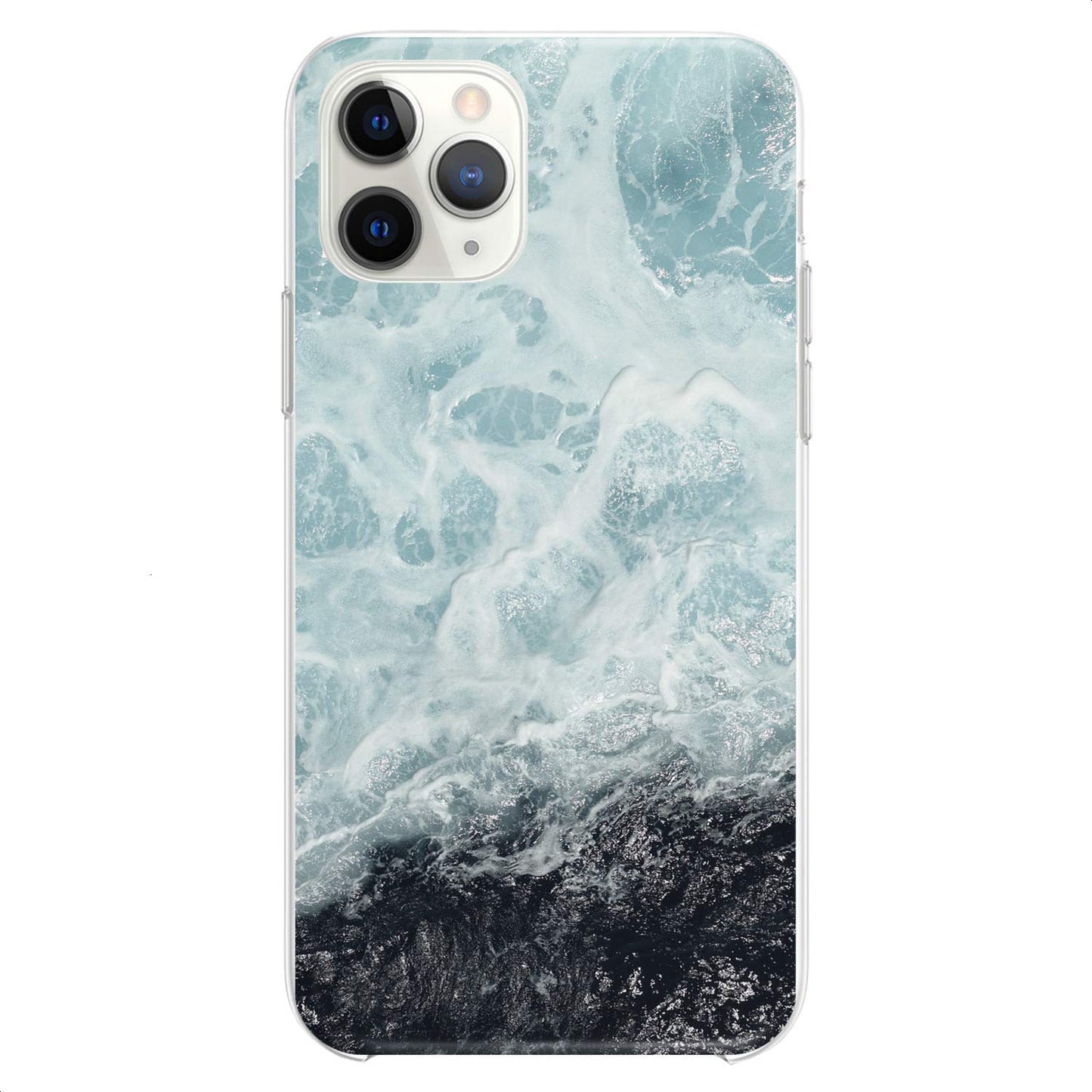 Case Compatible with iPhone 14 13 Pro Max 12 Mini 11 Xs X 8 Plus Xr 7 SE 6s 5 Slim Shadow Plants Lovely Phone Nature Flexible Silicone Print Modern Art Design Trees Cute Soft Clear White