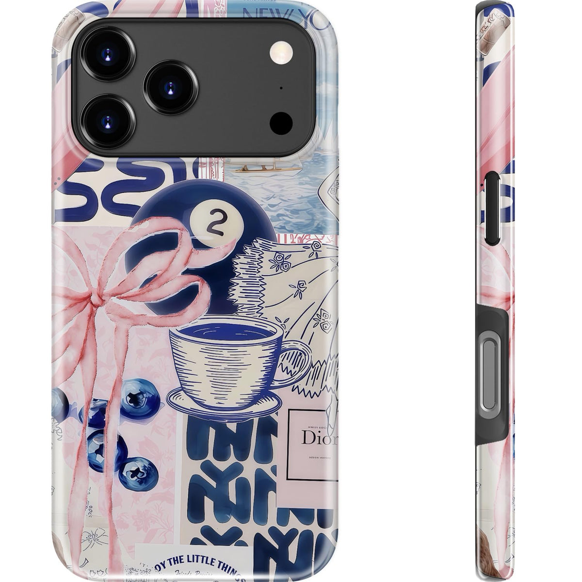 Goodon for iPhone 15 Pro Max Case, Cute Preppy Floral, MagSafe Compatible | Dual-Layer Hard Shell & Silicone, Wireless Charging, Slim Fit Phone Cover with Wildflower Designs for Women Girls