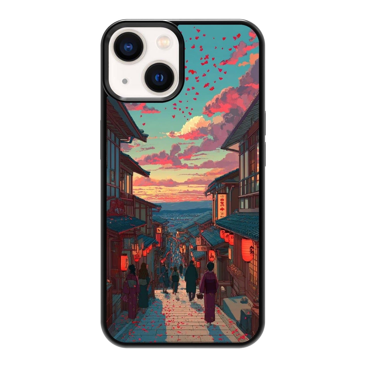 Vibrant Redwood Forest Path Wildflowers Nature Landscape Phone Case, Shockproof Protective Cover for iPhone 11 12 13 14 15 16 17 Pro Max Plus Mini XR 7 8 SE