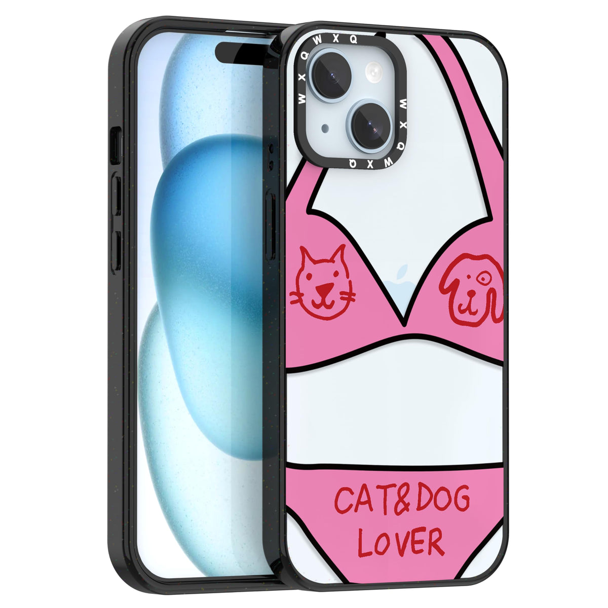 for iPhone 16 pro max Graffiti of Cartoon Animal Clear Phone Case | TPU+PC Premium Painted Anti-Drop Phone Case Superior Shock Absorption Military-Grade Drop Protection cover