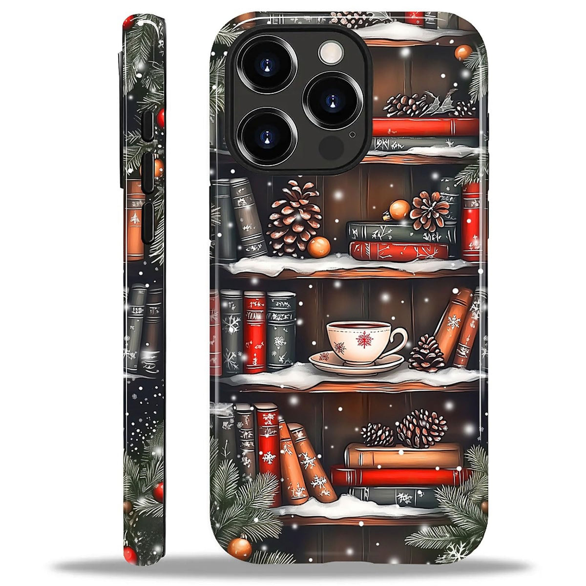 for iPhone 17 Case,Hybrid 2-Layer Hard Shell + Silicone Protective Case -Resistant Shockproof- Ally's Dog's Cute College Summer Flower Collage