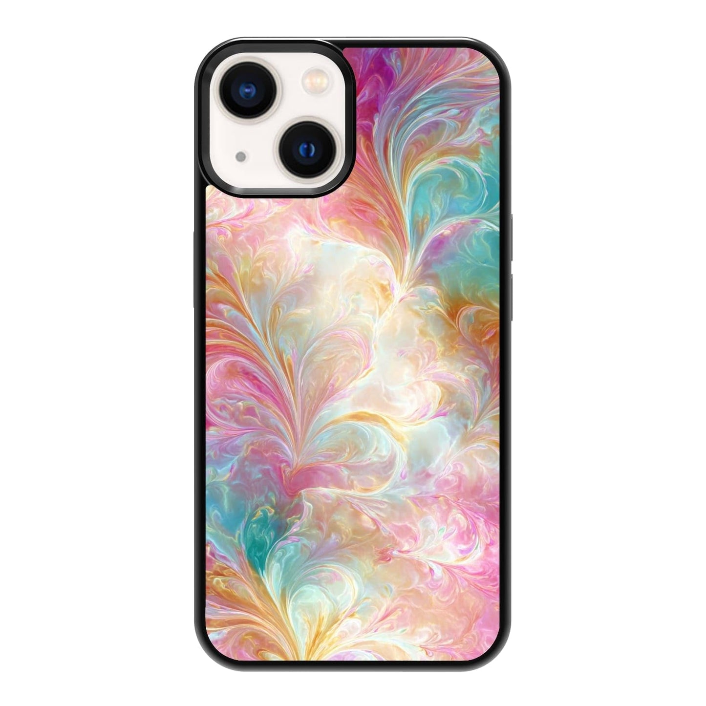 Four Seasons Tree of Life Watercolor Nature Phone Case, Shockproof Protective Cover for iPhone 11 12 13 14 15 16 17 Pro Max Plus Mini XR 7 8 SE
