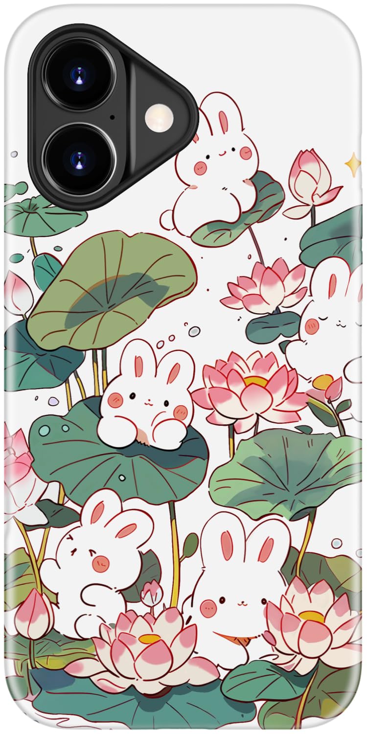 DEENAKIN for iPhone 14/iPhone 13 Case,Cute Floral,Trendy Preppy Y2K Designs | Compatible with Magsafe, Dual-Layer Hard Shell + Silicone, Slim Fit Phone Cover with Flower for Women Girls