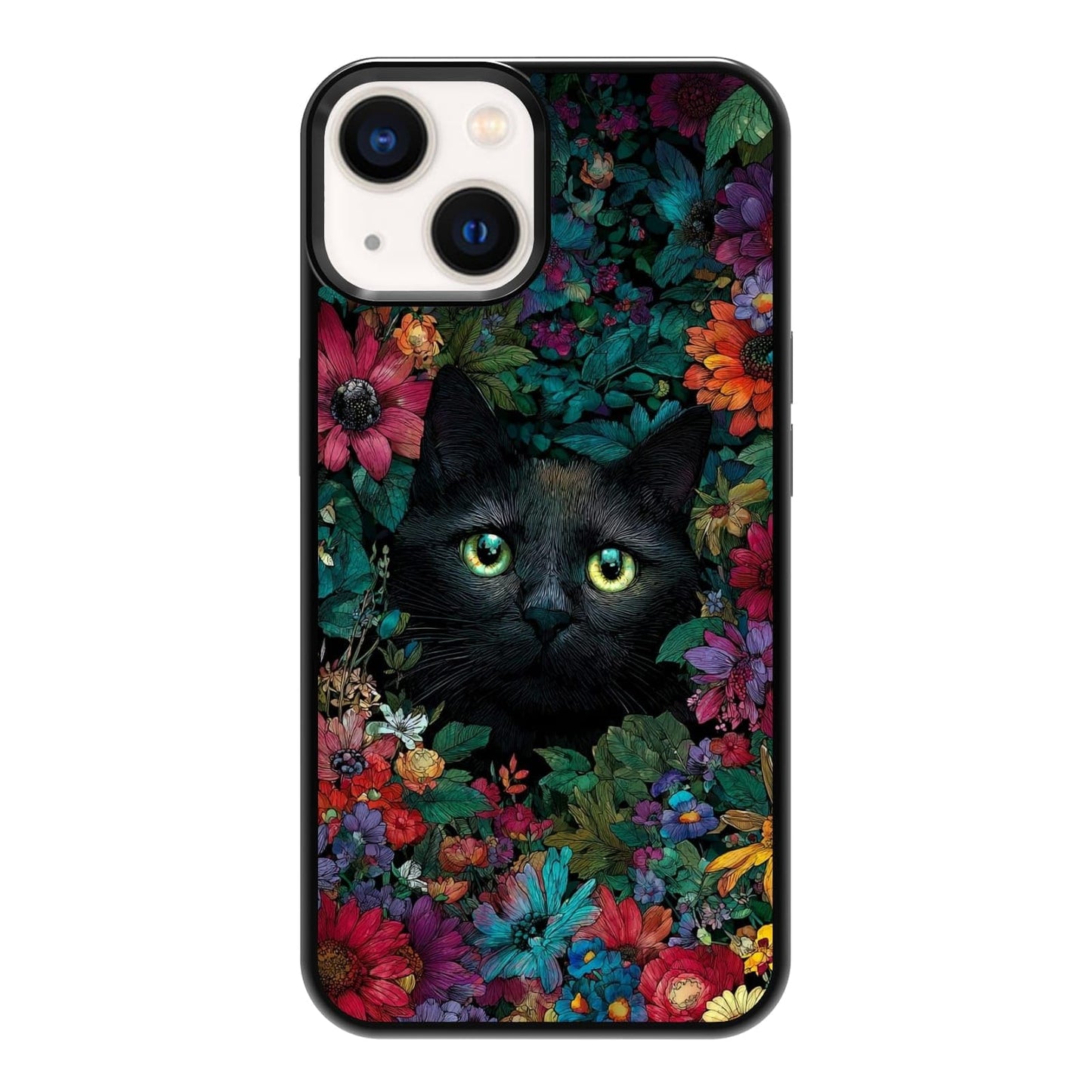 Four Seasons Tree of Life Watercolor Nature Phone Case, Shockproof Protective Cover for iPhone 11 12 13 14 15 16 17 Pro Max Plus Mini XR 7 8 SE