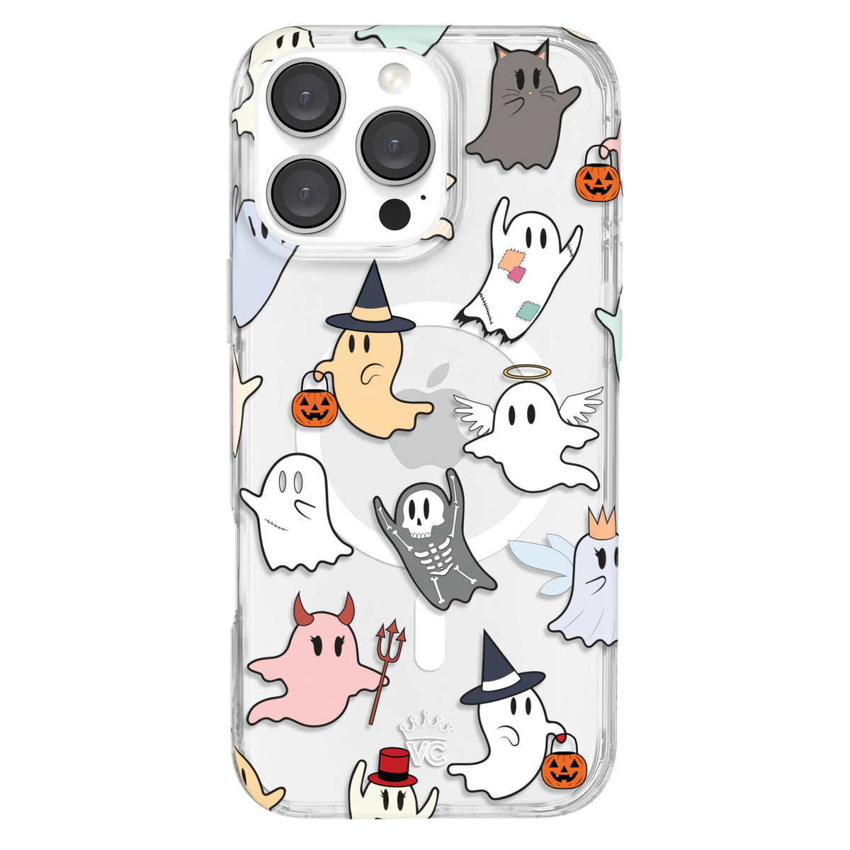 VELVET CAVIAR Christmas Phone Case for iPhone 16 - Compatible with MagSafe [10ft Drop Tested] - Holiday Peppermint Glitter Winter Theme