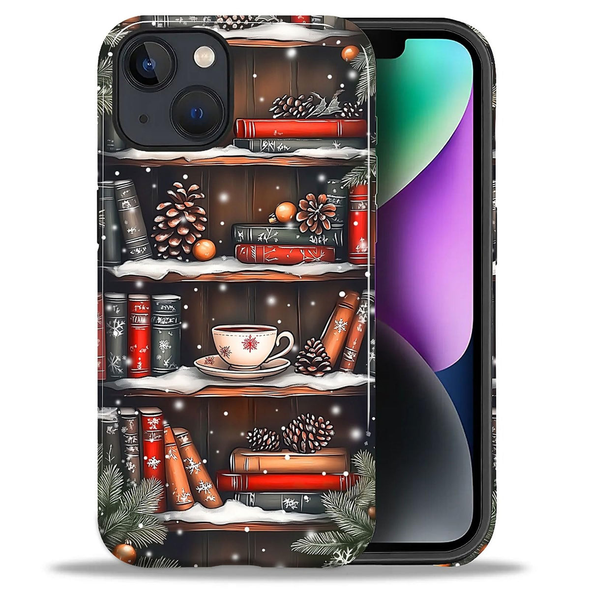 for iPhone 17 Pro Max Case,Hybrid 2-Layer Hard Shell + Silicone Protective Case -Resistant Shockproof- Ally's Dog's Cute College Summer Flower Collage
