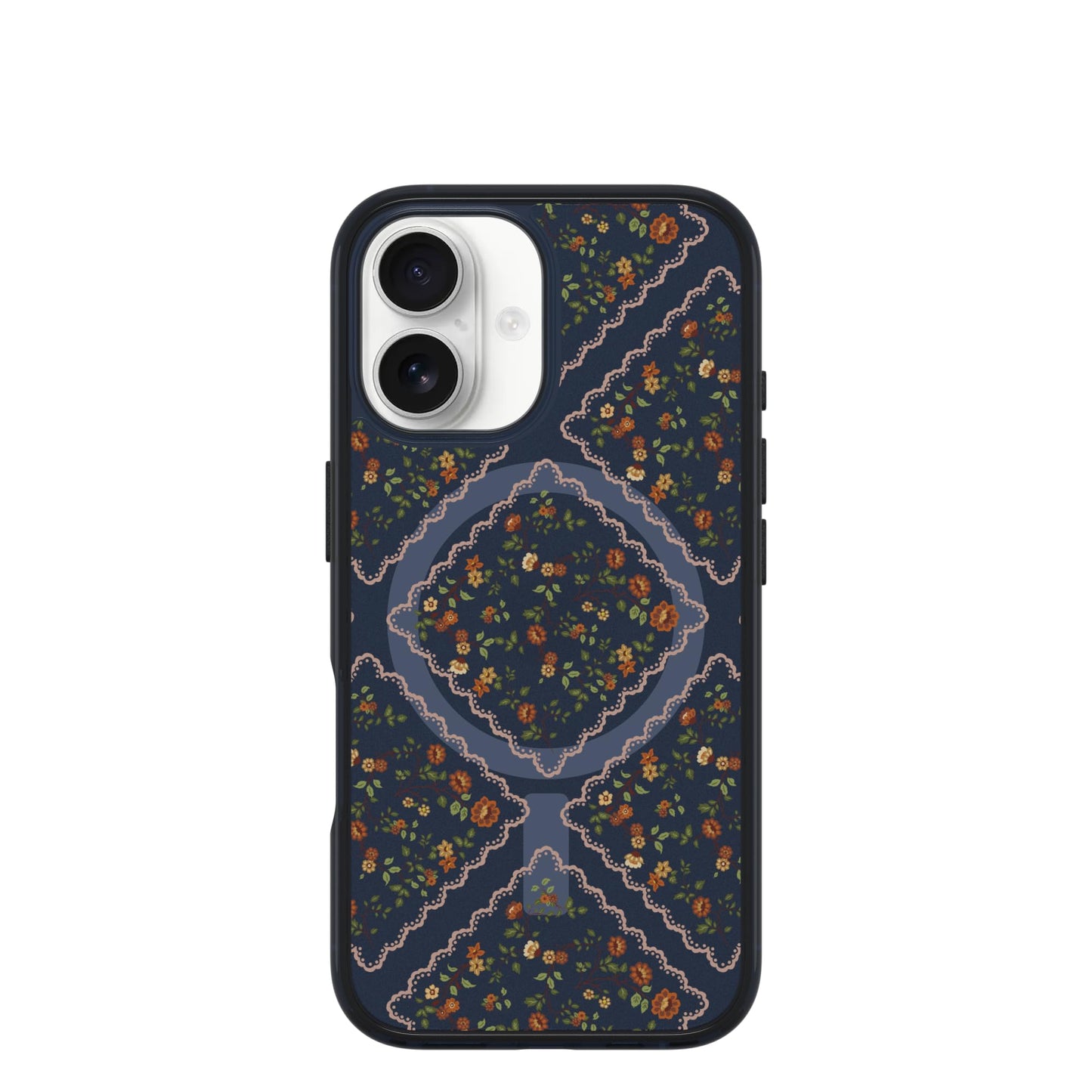OtterBox iPhone 16 Pro Symmetry Series Clear Case - Pink Leopard Print | Snaps to MagSafe, Ultra-Sleek, Raised Edges Protect Camera & Screen, Ultra-Thin, Sleek iPhone Case