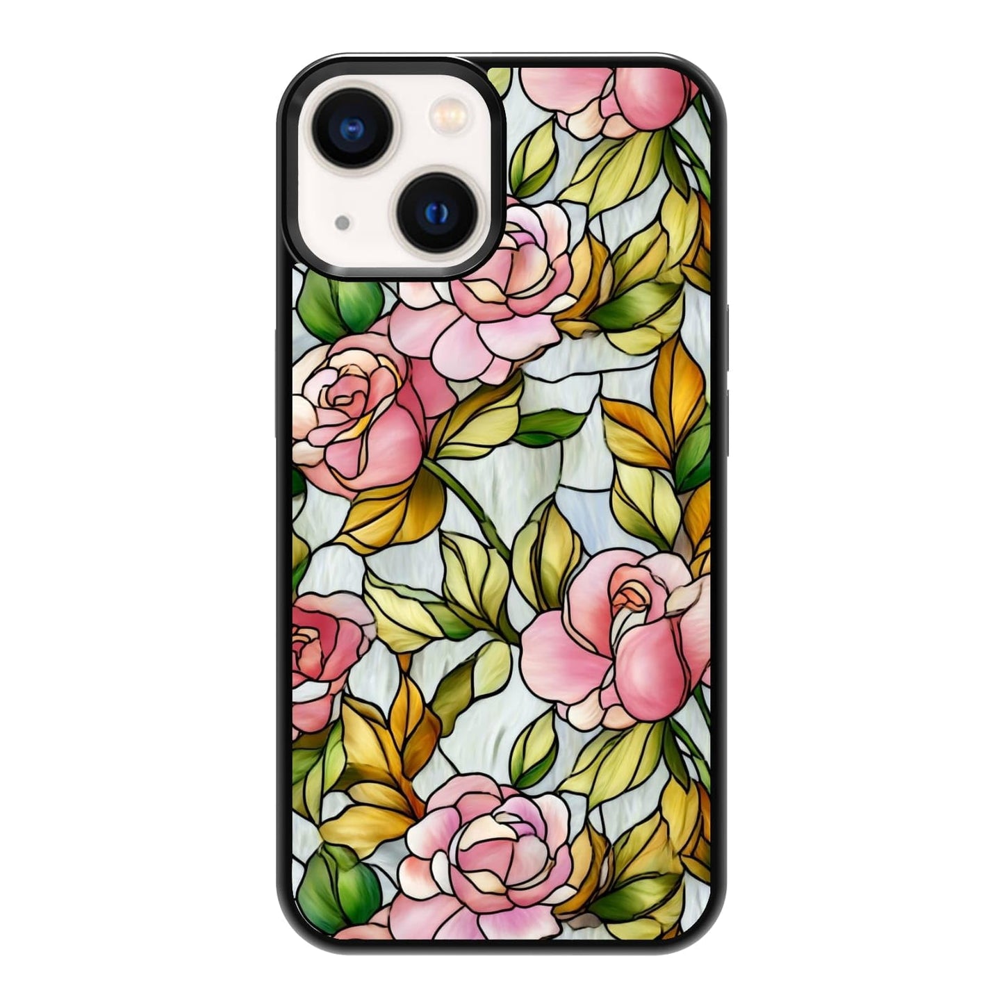 Four Seasons Tree of Life Watercolor Nature Phone Case, Shockproof Protective Cover for iPhone 11 12 13 14 15 16 17 Pro Max Plus Mini XR 7 8 SE