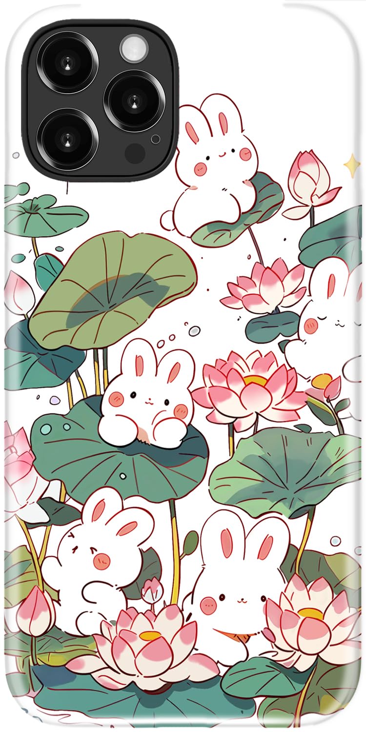 DEENAKIN for iPhone 14/iPhone 13 Case,Cute Floral,Trendy Preppy Y2K Designs | Compatible with Magsafe, Dual-Layer Hard Shell + Silicone, Slim Fit Phone Cover with Flower for Women Girls