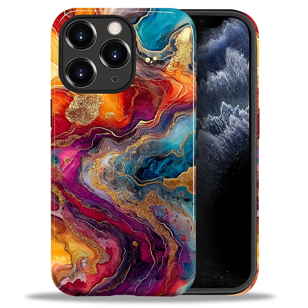 CARLOCA Case for iPhone 16 Pro,Vintage Cat Animal Pet Lover Collage Design Hybrid Dual Protection Soft TPU + Hard PC, Shockproof & Anti-Scratch Cover Men Women Stylish Protective Phone Case