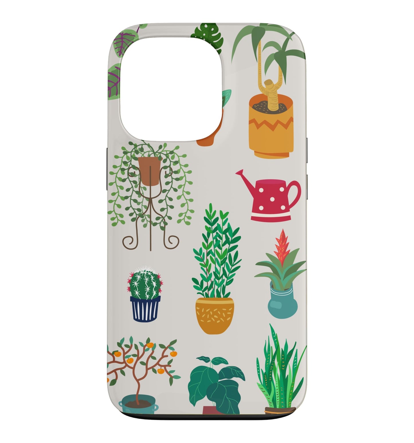 Indoor and Outdoor Plant Illustrations | Boho Nature Art Case for iPhone 16