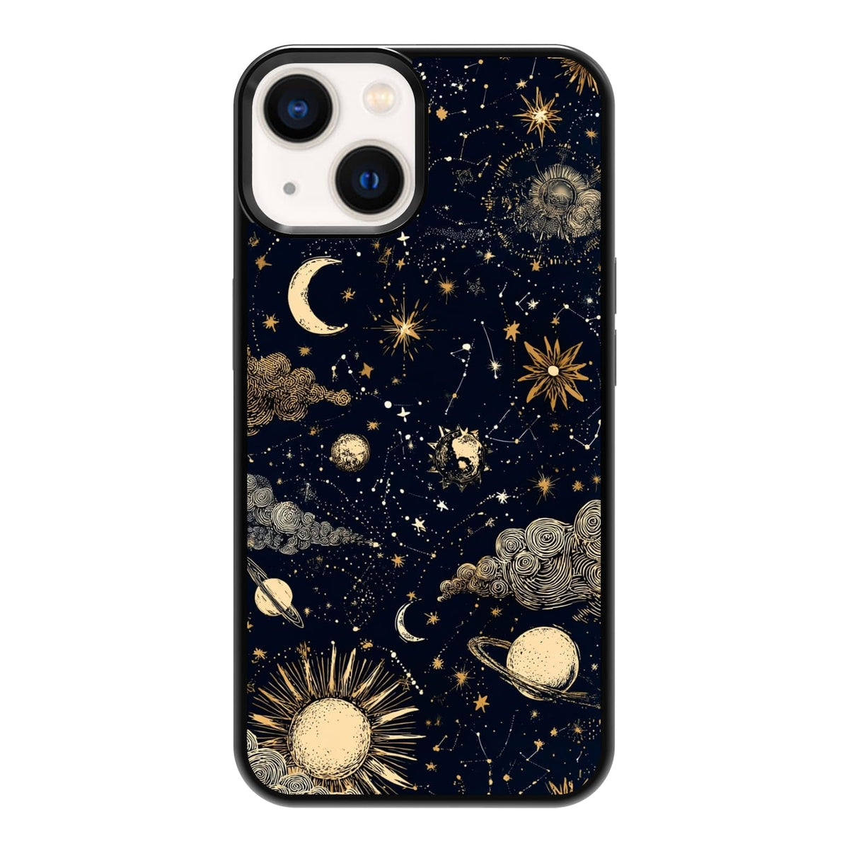 Lush Garden Wildflower Field Green Botanical Nature Aesthetic Phone Case, Shockproof Protective Cover for iPhone 11 12 13 14 15 16 17 Pro Max Plus Mini XR 7 8 SE