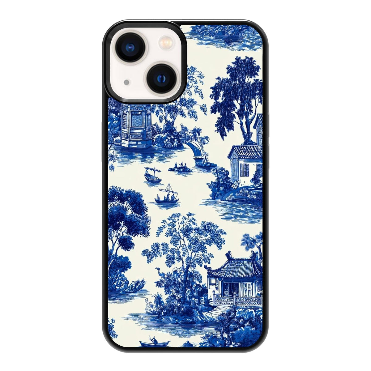 Four Seasons Tree of Life Watercolor Nature Phone Case, Shockproof Protective Cover for iPhone 11 12 13 14 15 16 17 Pro Max Plus Mini XR 7 8 SE