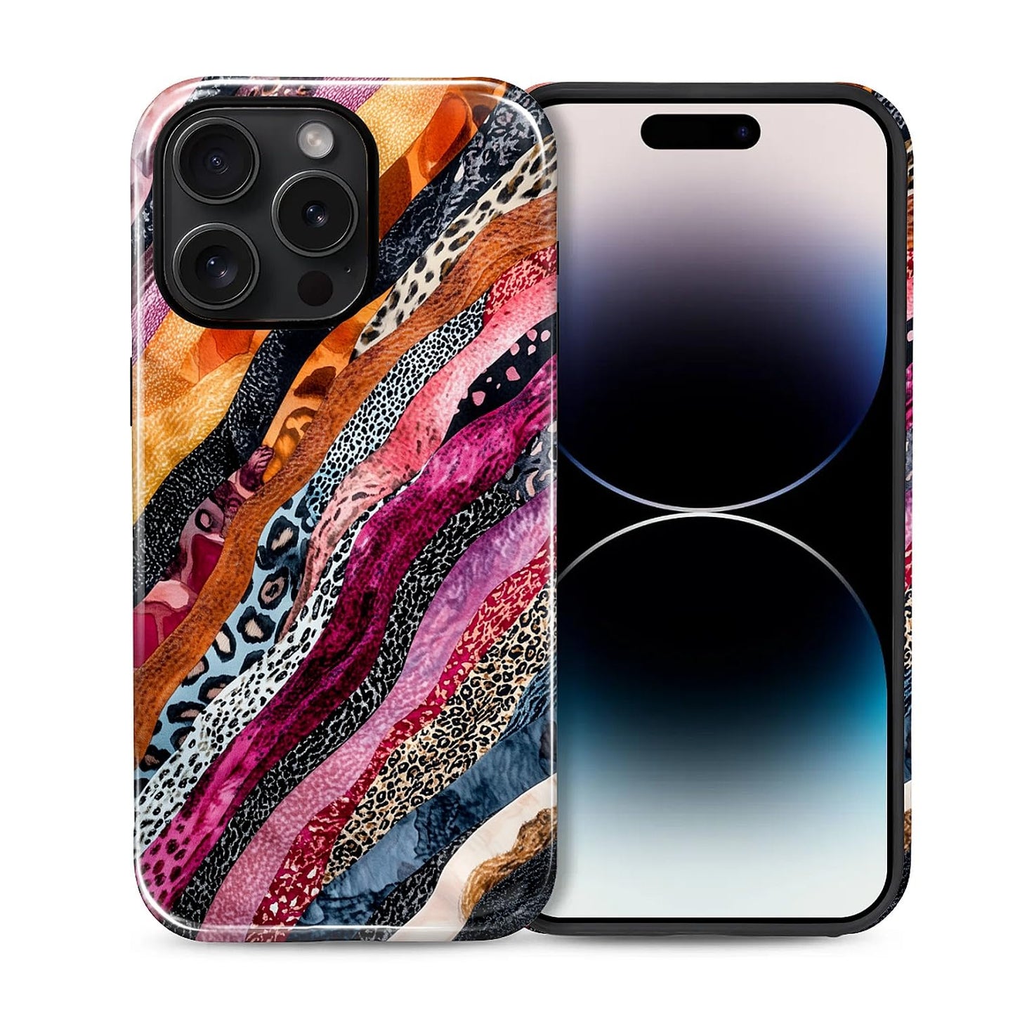 Compatible with iPhone 13 14 Case, Hybrid 2-Layer Case Shockproof Anti-Scratch for Girl Women Boy Men, Plant Collection for iPhone 13 14