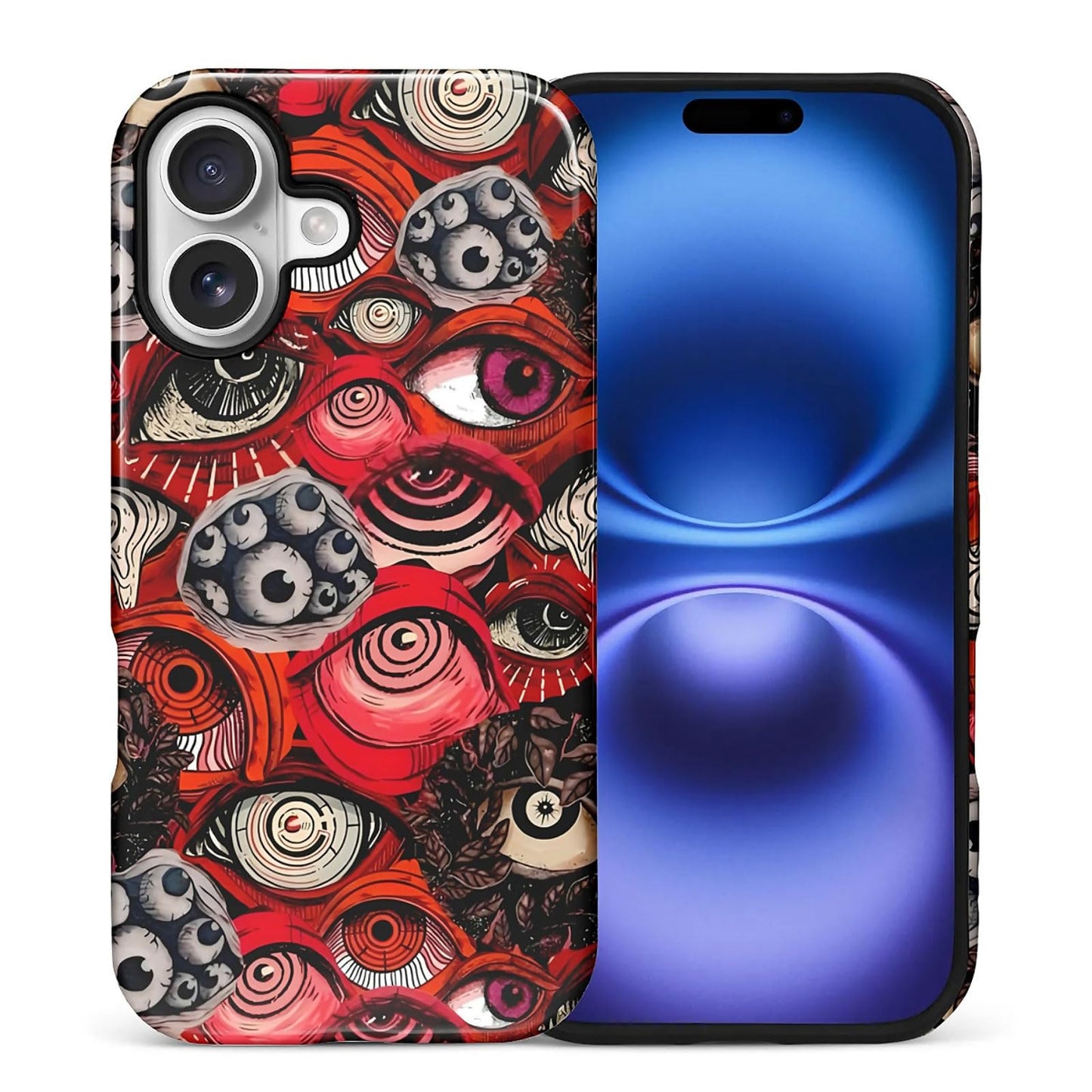 for iPhone 13/14 Case,Hybrid 2-Layer Hard Shell + Silicone Protective Case -Resistant Shockproof- Ally's Dog's Cute College Summer Flower Collage