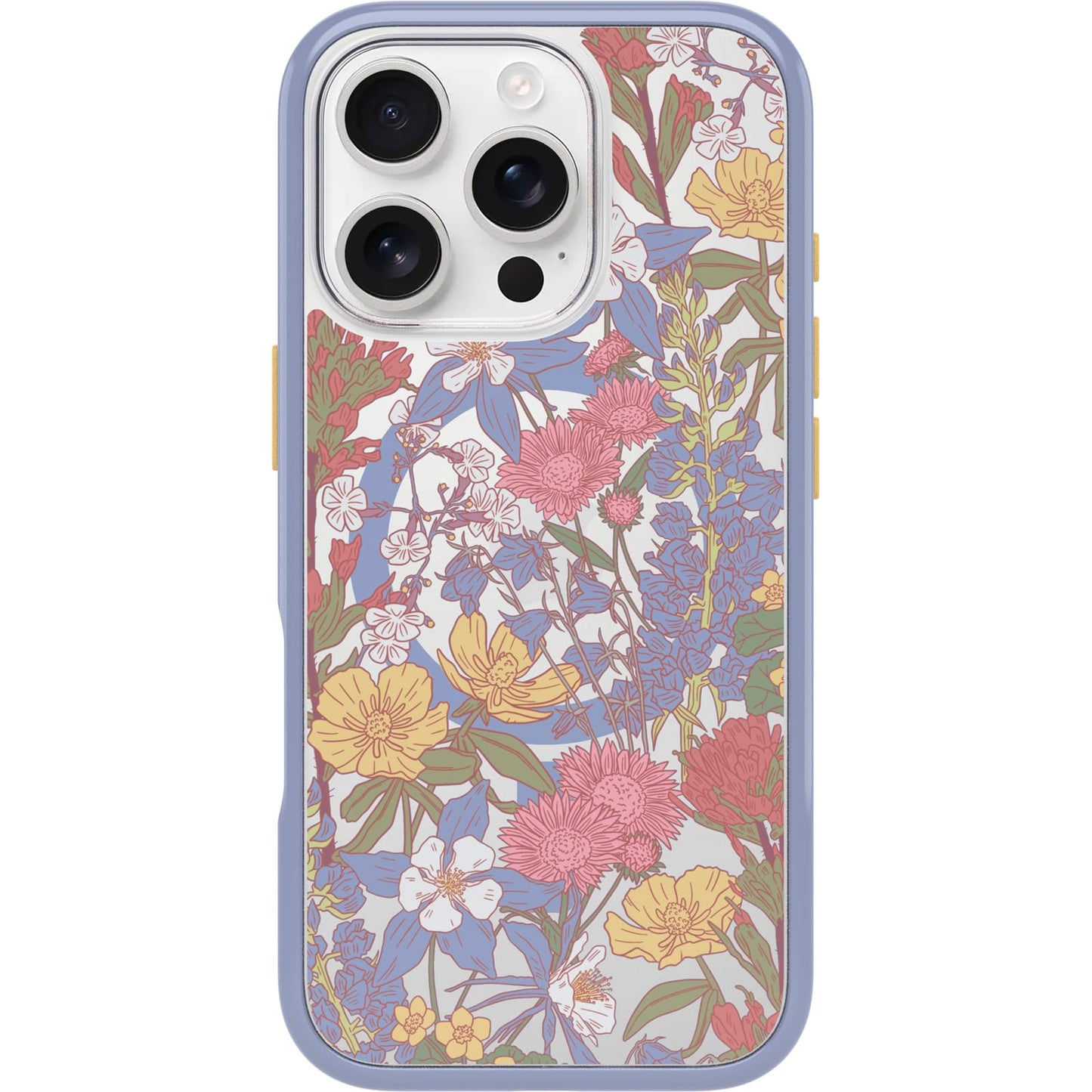 OtterBox iPhone 16 Pro Symmetry Series Clear Case - Pink Leopard Print | Snaps to MagSafe, Ultra-Sleek, Raised Edges Protect Camera & Screen, Ultra-Thin, Sleek iPhone Case
