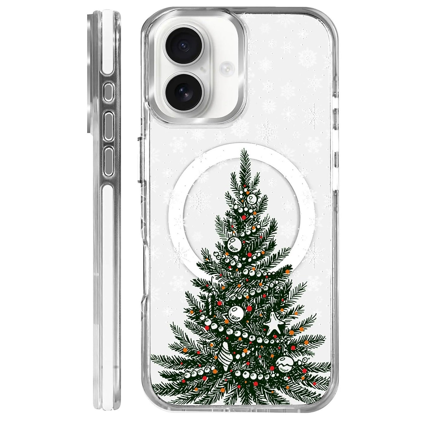 for iPhone 15 Case,Compatible with MagSafe,The Transparent TPU Silicone Protects The Phone Case from Drops, Slips and Fingerprints.Blue Ocean Whale Shark Octopus Turtle Collage