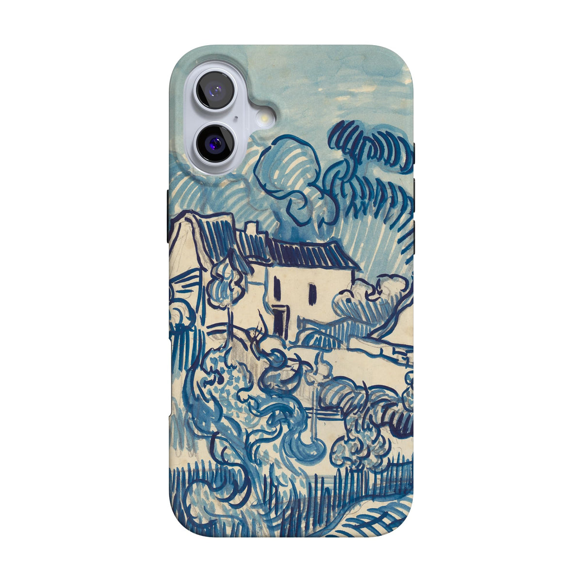 Casely iPhone 16 Case | Chateau Pups | French Dog | Compatible with MagSafe | Classic Ultra Slim Design