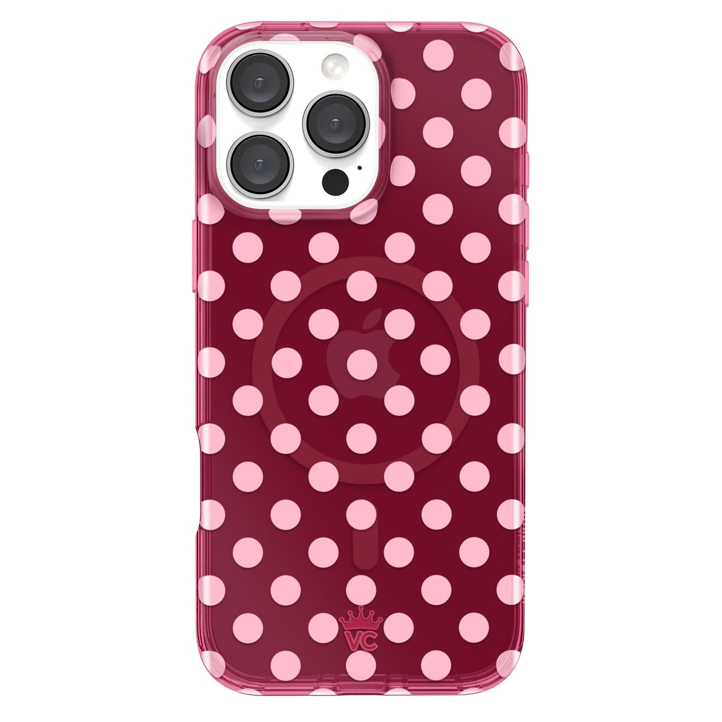VELVET CAVIAR Christmas Phone Case for iPhone 16 - Compatible with MagSafe [10ft Drop Tested] - Holiday Peppermint Glitter Winter Theme