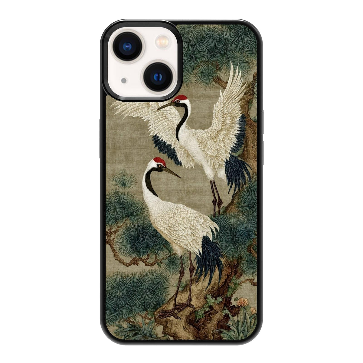 Vibrant Redwood Forest Path Wildflowers Nature Landscape Phone Case, Shockproof Protective Cover for iPhone 11 12 13 14 15 16 17 Pro Max Plus Mini XR 7 8 SE