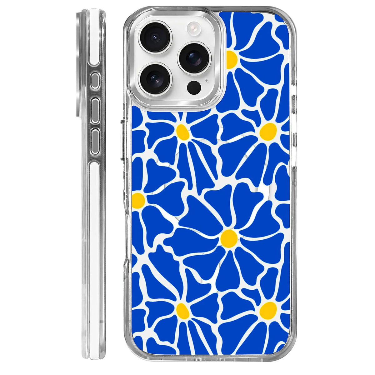 for iPhone 15 Case,Compatible with MagSafe,The Transparent TPU Silicone Protects The Phone Case from Drops, Slips and Fingerprints.Blue Ocean Whale Shark Octopus Turtle Collage