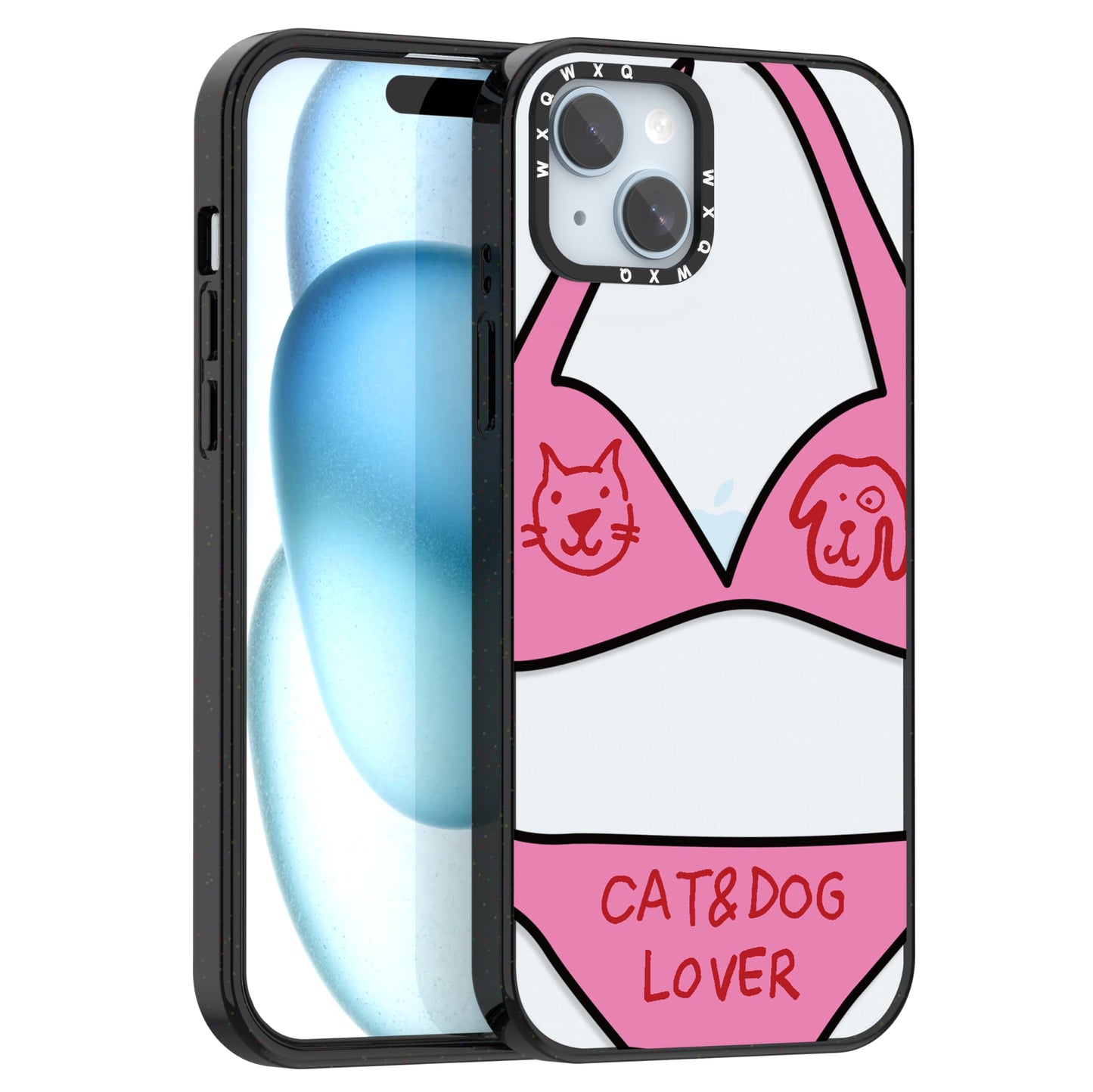 for iPhone 16 pro max Graffiti of Cartoon Animal Clear Phone Case | TPU+PC Premium Painted Anti-Drop Phone Case Superior Shock Absorption Military-Grade Drop Protection cover