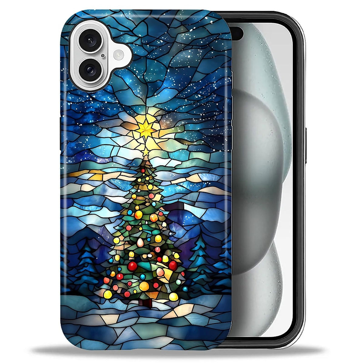 for iPhone 17 Pro Case,Hybrid 2-Layer Hard Shell + Silicone Protective Case -Resistant Shockproof- Ally's Dog's Cute College Summer Flower Collage