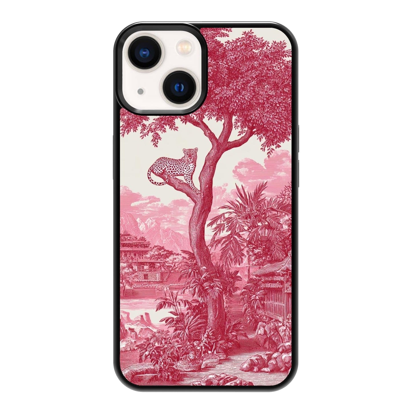 Vintage Green Herb Botanical Leaf Sketch Nature Phone Case, Shockproof Protective Cover for iPhone 11 12 13 14 15 16 17 Pro Max Plus Mini XR 7 8 SE