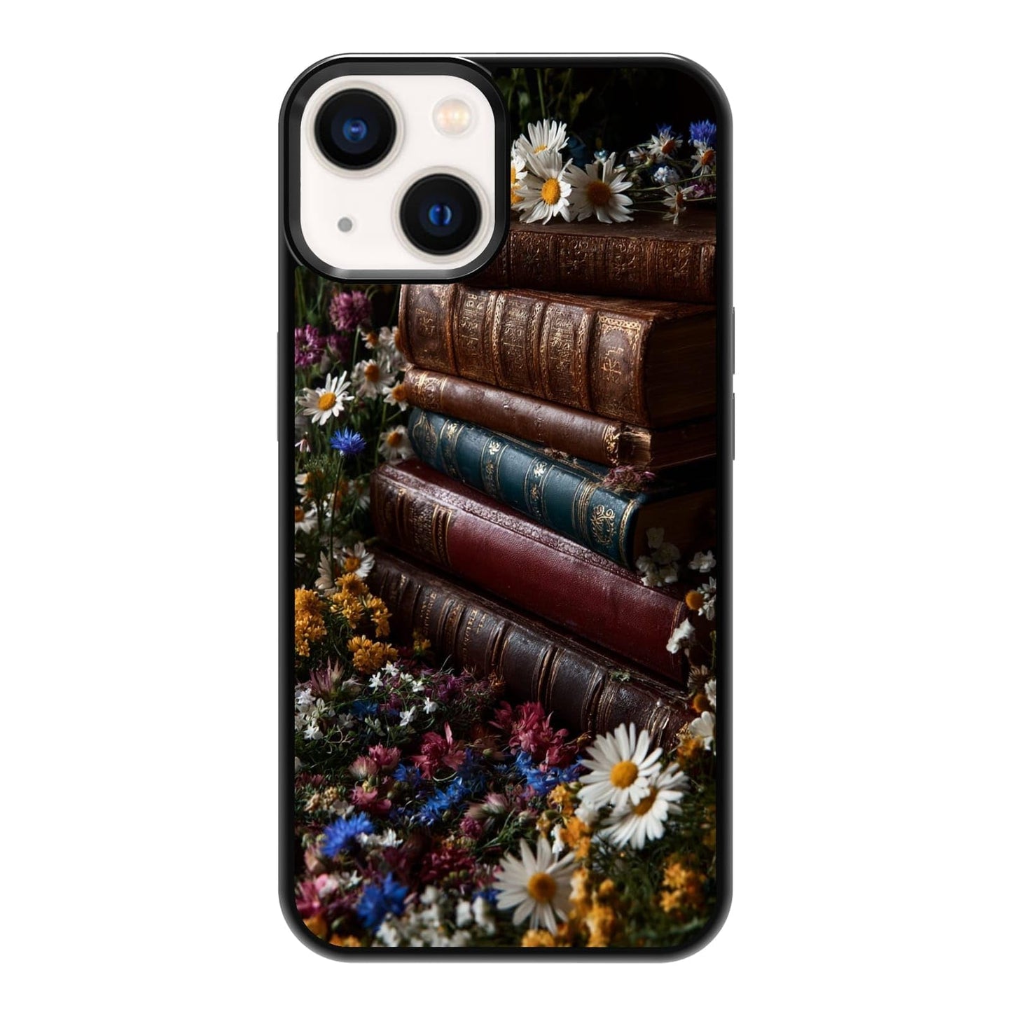 Black Cat Indoor Jungle Potted Plants Bookshelf Dark Green Botanical Urban Forest Phone Case, Shockproof Protective Cover for iPhone 11 12 13 14 15 16 17 Pro Max Plus Mini XR 7 8 SE