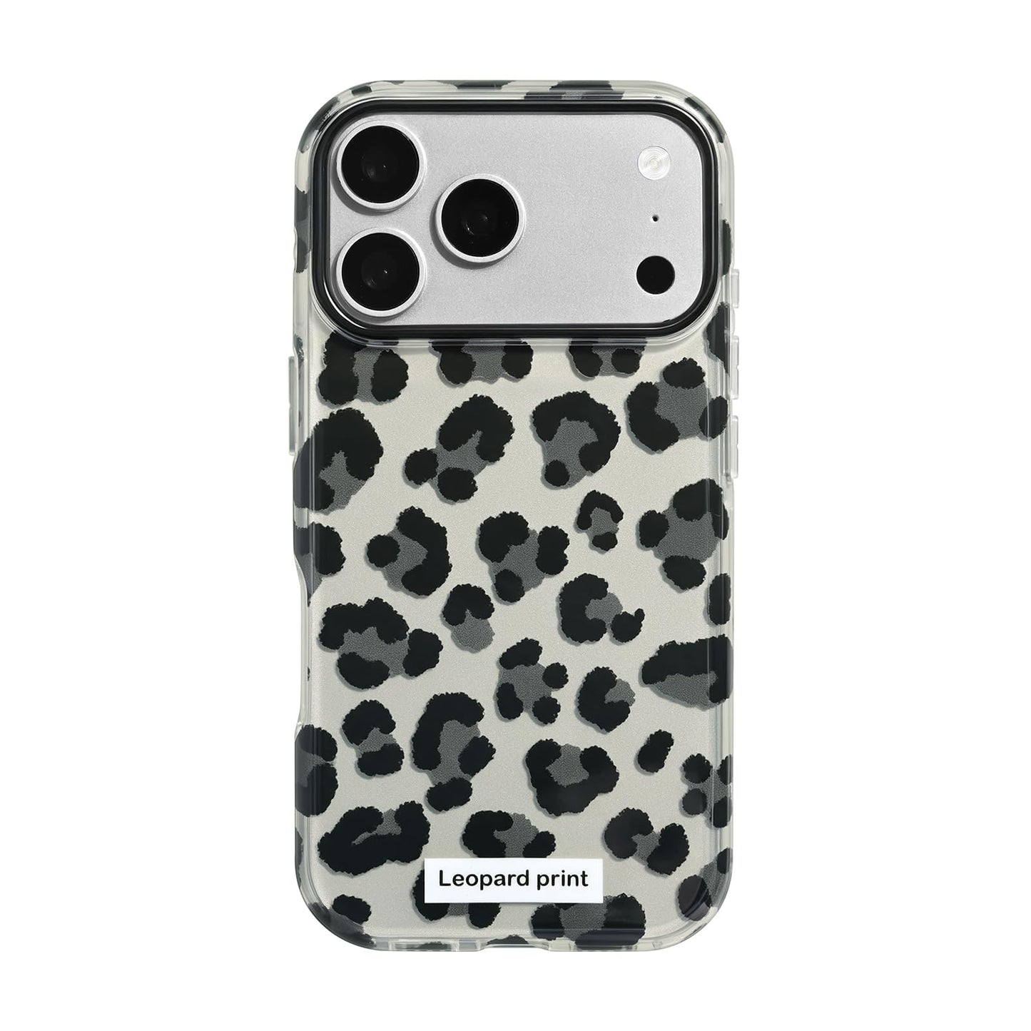 inewateri Compatible for iPhone 16 Pro Max Case with Cute Cheetah Leopard Print Retro Aesthetics Design Soft Slim TPU Shockproof Protective Bumper Glitter Shiny Phone Cover-Blue