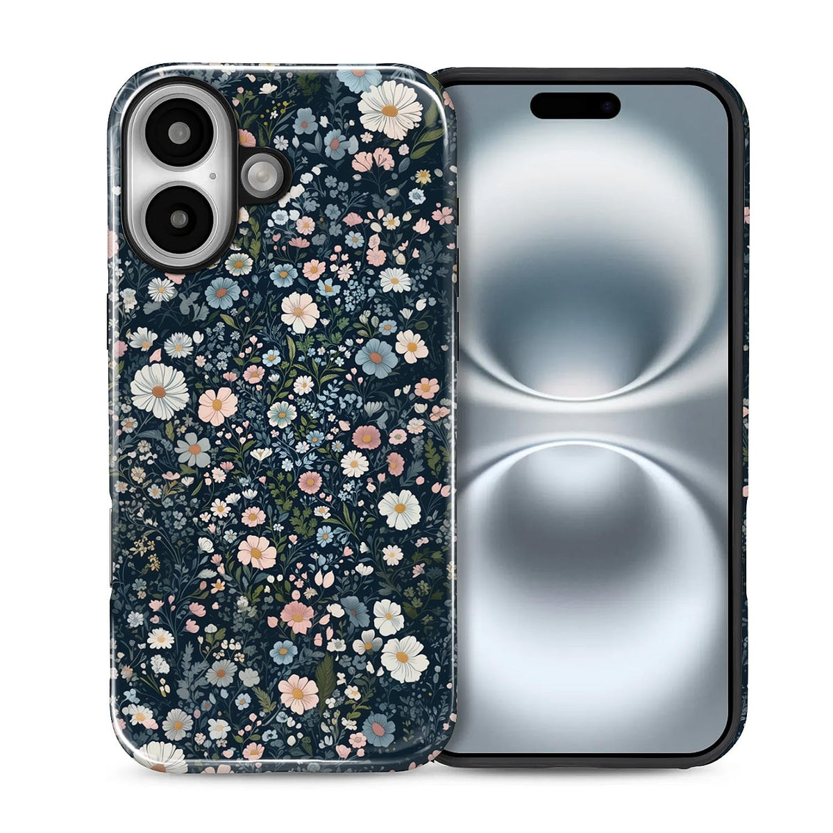 Compatible with iPhone 13 14 Case, Hybrid 2-Layer Case Shockproof Anti-Scratch for Girl Women Boy Men, Plant Collection for iPhone 13 14