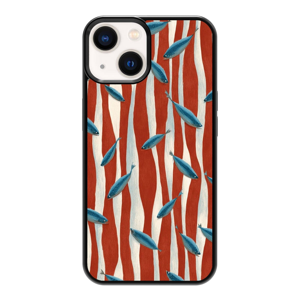 Dark Botanical Wildflower Forest Green Leaf White Blossom Nature Art Phone Case, Shockproof Protective Cover for iPhone 11 12 13 14 15 16 17 Pro Max Plus Mini XR 7 8 SE