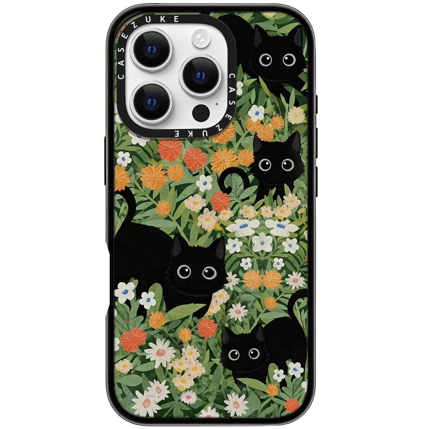 Clear TPU Phone Case Cover for iPhone with Design, Drop Protection, Cute Case for Girl Women (Cat2, iPhone 17 Pro Max)