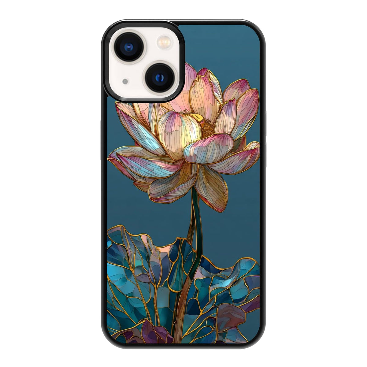 Elegant Forest Green Botanical Leaf and Plant Illustration Phone Case, Shockproof Protective Cover for iPhone 11 12 13 14 15 16 17 Pro Max Plus Mini XR 7 8 SE