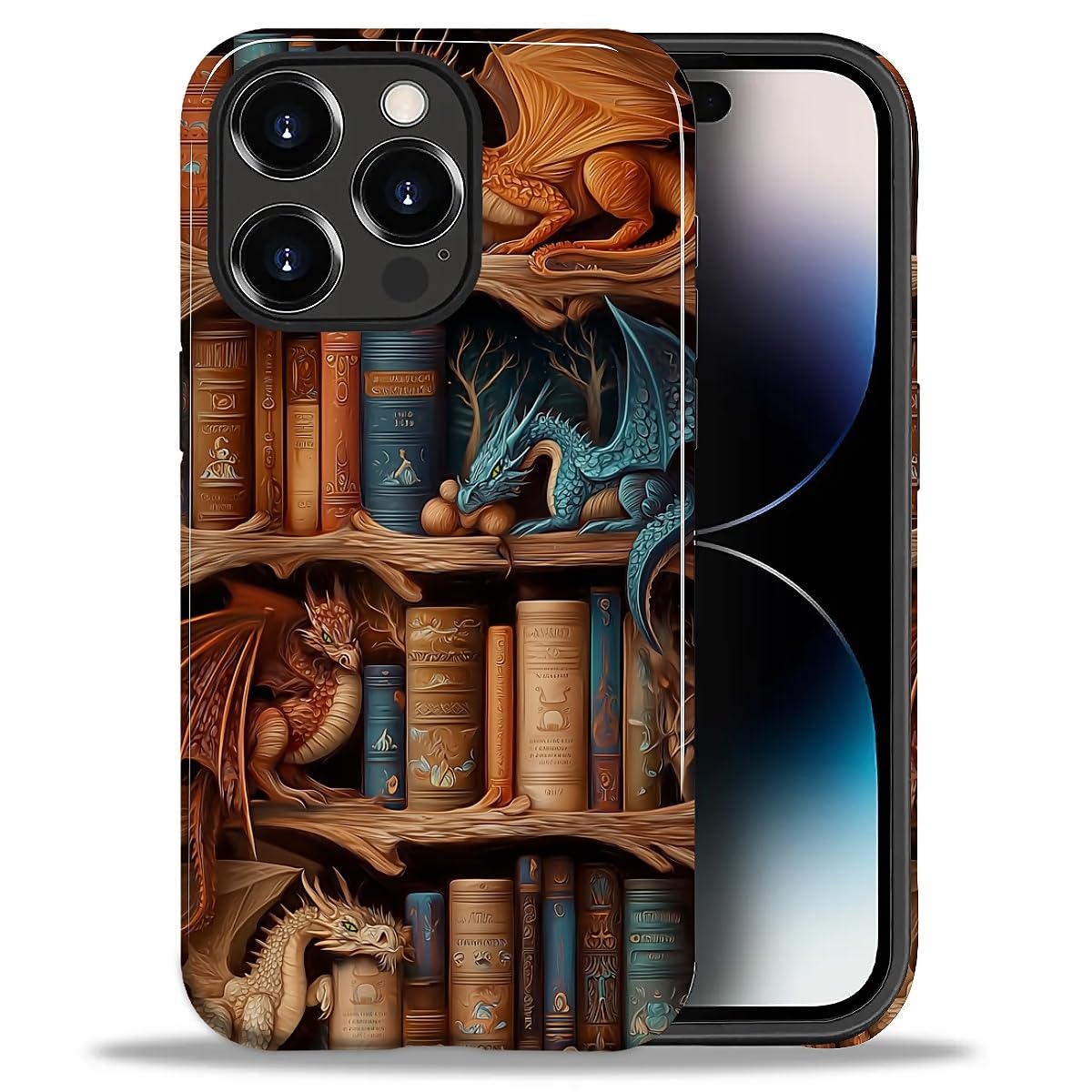 CARLOCA Case for iPhone 16 Pro,Vintage Cat Animal Pet Lover Collage Design Hybrid Dual Protection Soft TPU + Hard PC, Shockproof & Anti-Scratch Cover Men Women Stylish Protective Phone Case