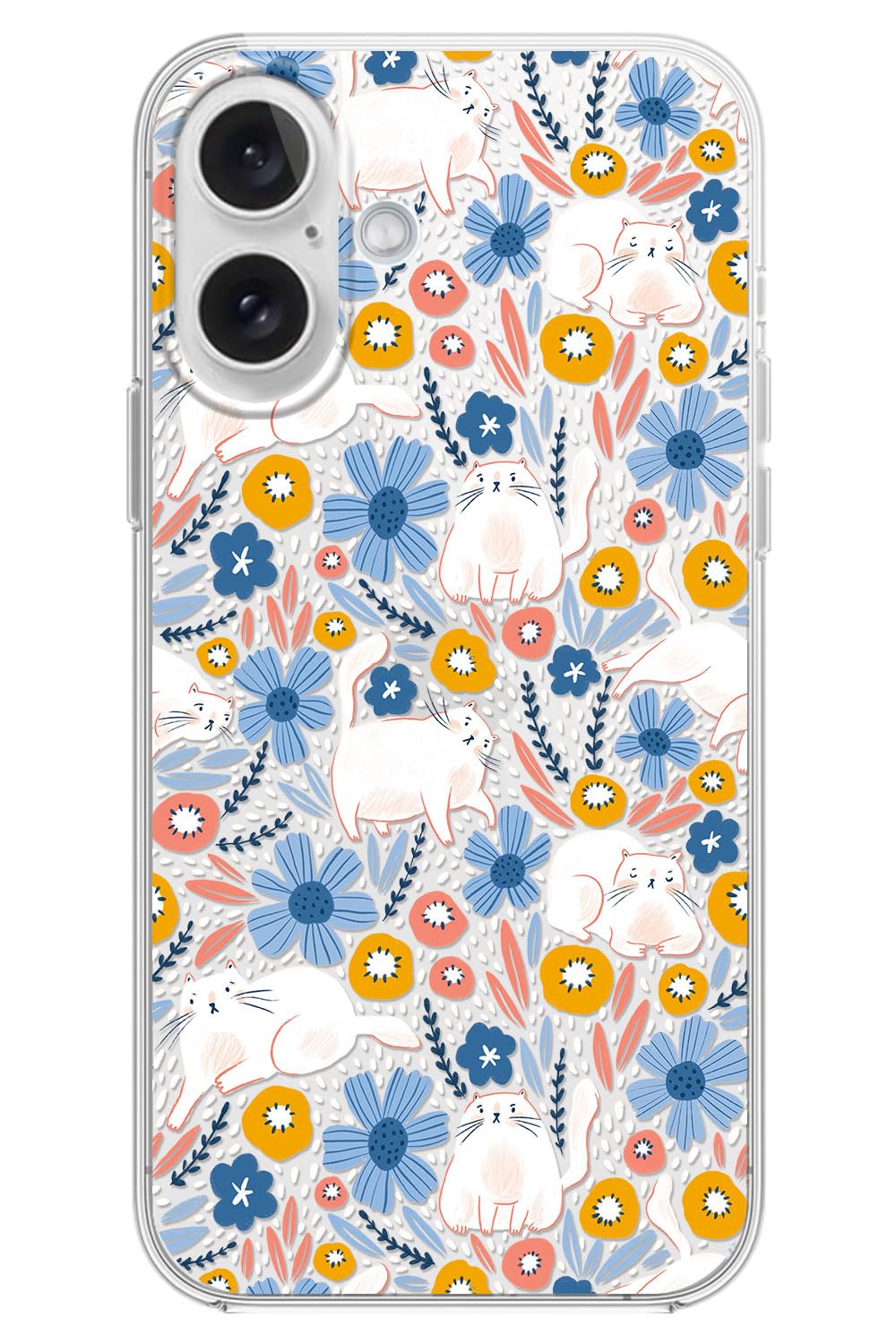 Blingy's for iPhone 17e Case/iPhone 16e Case, Fun Dog Style with Paw Print Pattern Cute Cartoon Animal Design Transparent Soft TPU Protective Clear Case 6.1 inch (Dogs w/Prints)