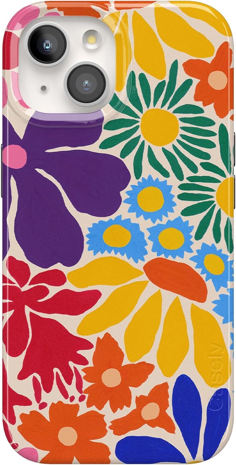 Casely iPhone 15 Case | Hanging Around | Potted Plants Floral | Compatible with MagSafe | Classic Ultra Thin Design
