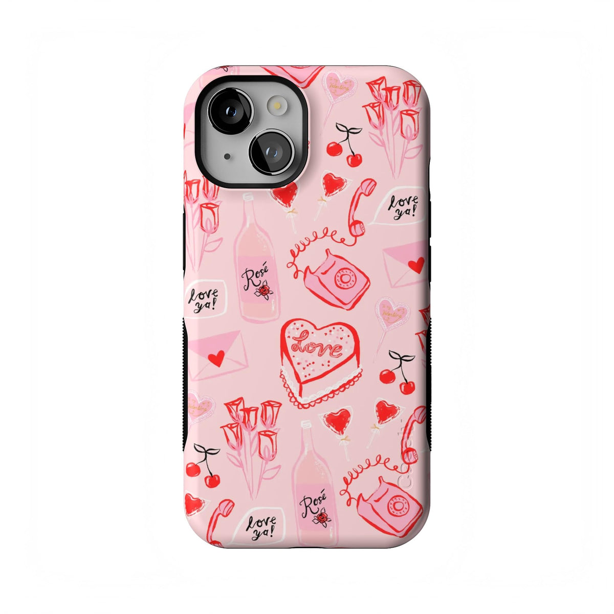 Casely iPhone 14 Case | Hanging Around | Potted Plants Floral | Bold Protective Design | Compatible with MagSafe