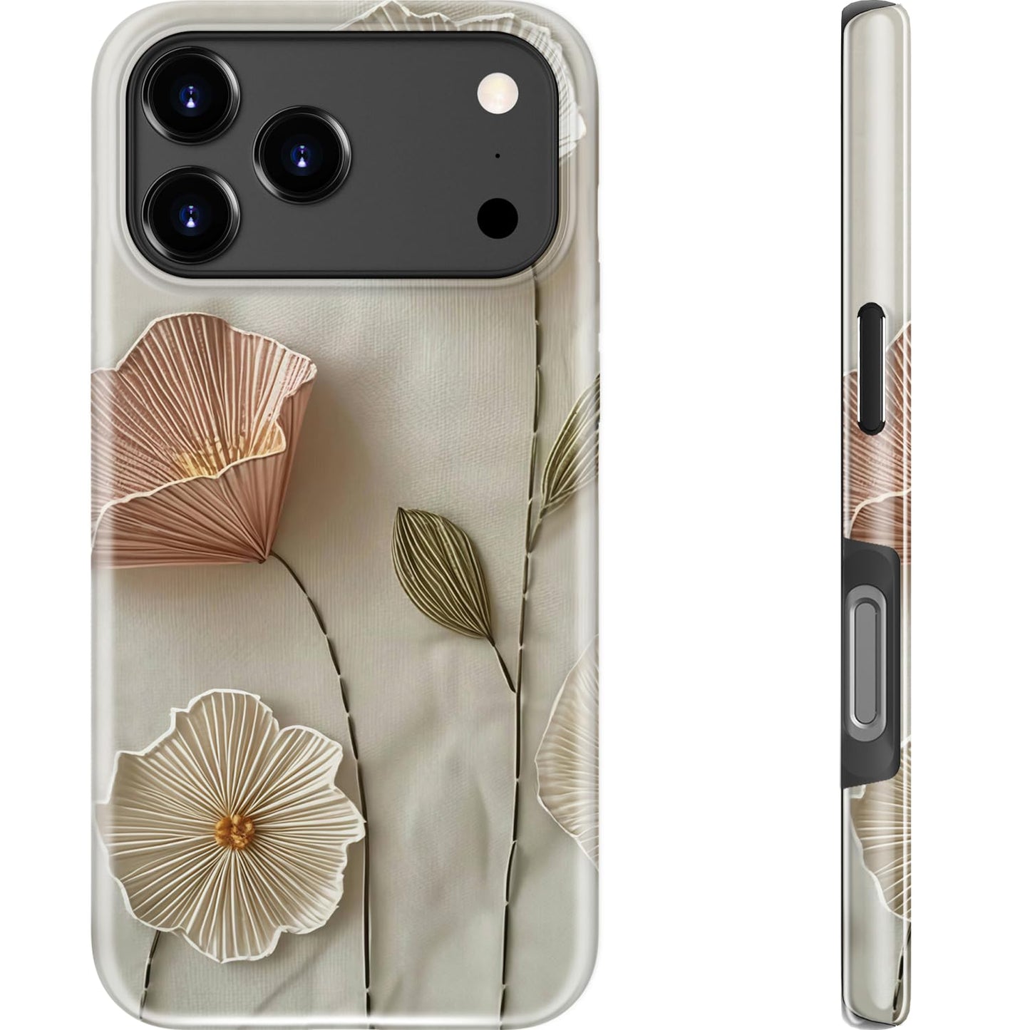 Goodon for iPhone 15 Pro Max Case, Cute Preppy Floral, MagSafe Compatible | Dual-Layer Hard Shell & Silicone, Wireless Charging, Slim Fit Phone Cover with Wildflower Designs for Women Girls