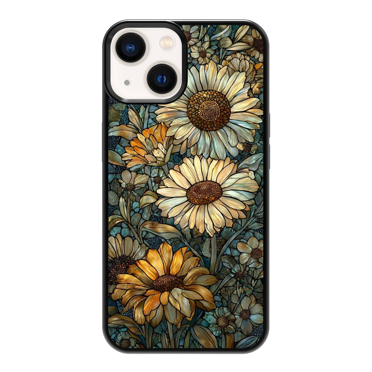 Lush Garden Wildflower Field Green Botanical Nature Aesthetic Phone Case, Shockproof Protective Cover for iPhone 11 12 13 14 15 16 17 Pro Max Plus Mini XR 7 8 SE