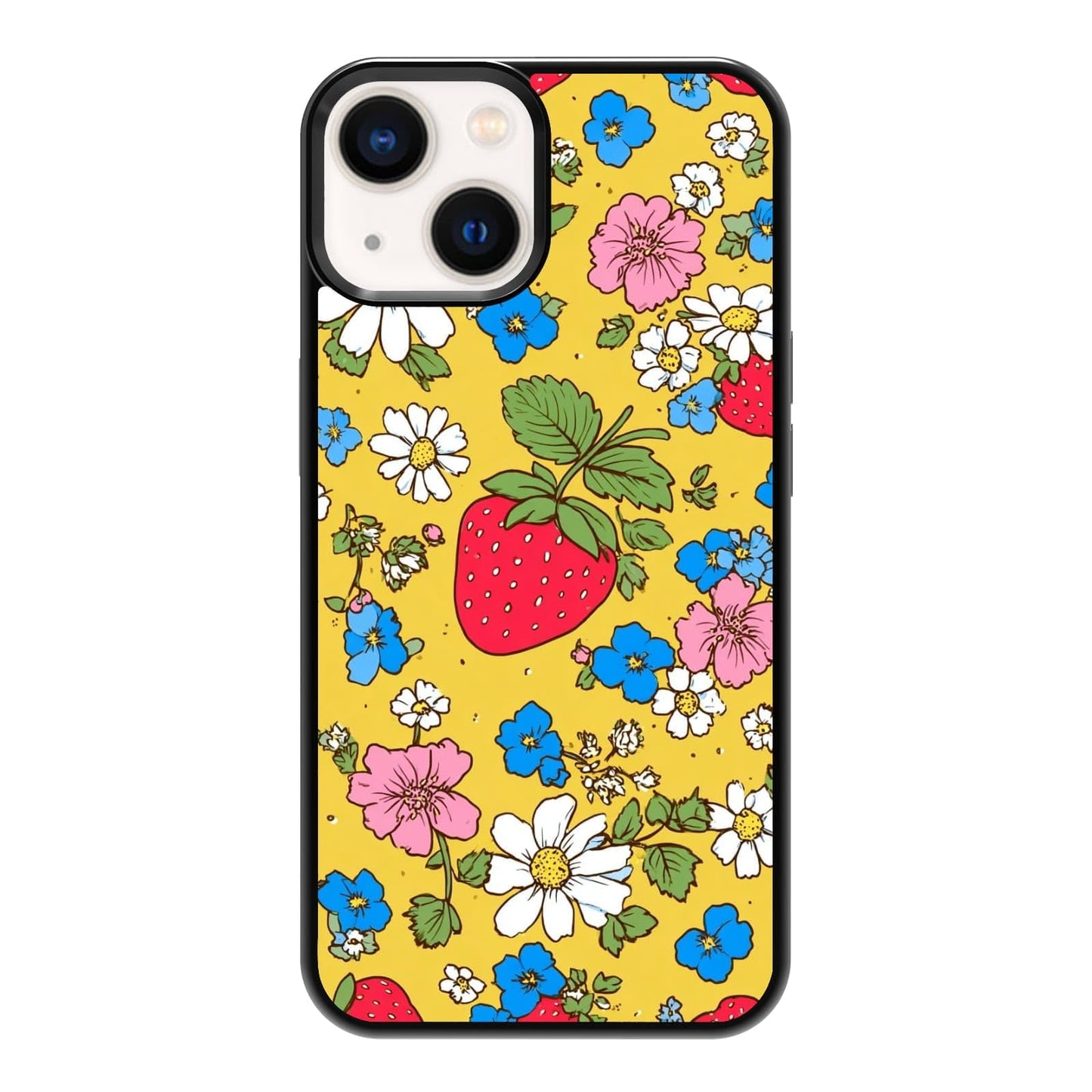 Vintage Green Herb Botanical Leaf Sketch Nature Phone Case, Shockproof Protective Cover for iPhone 11 12 13 14 15 16 17 Pro Max Plus Mini XR 7 8 SE