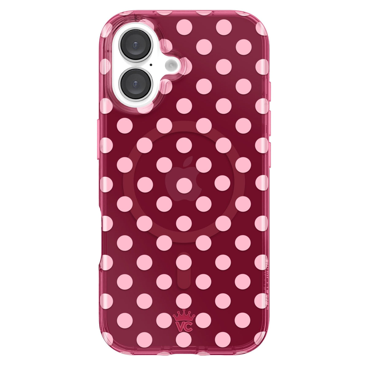VELVET CAVIAR Christmas Phone Case for iPhone 16 - Compatible with MagSafe [10ft Drop Tested] - Holiday Peppermint Glitter Winter Theme