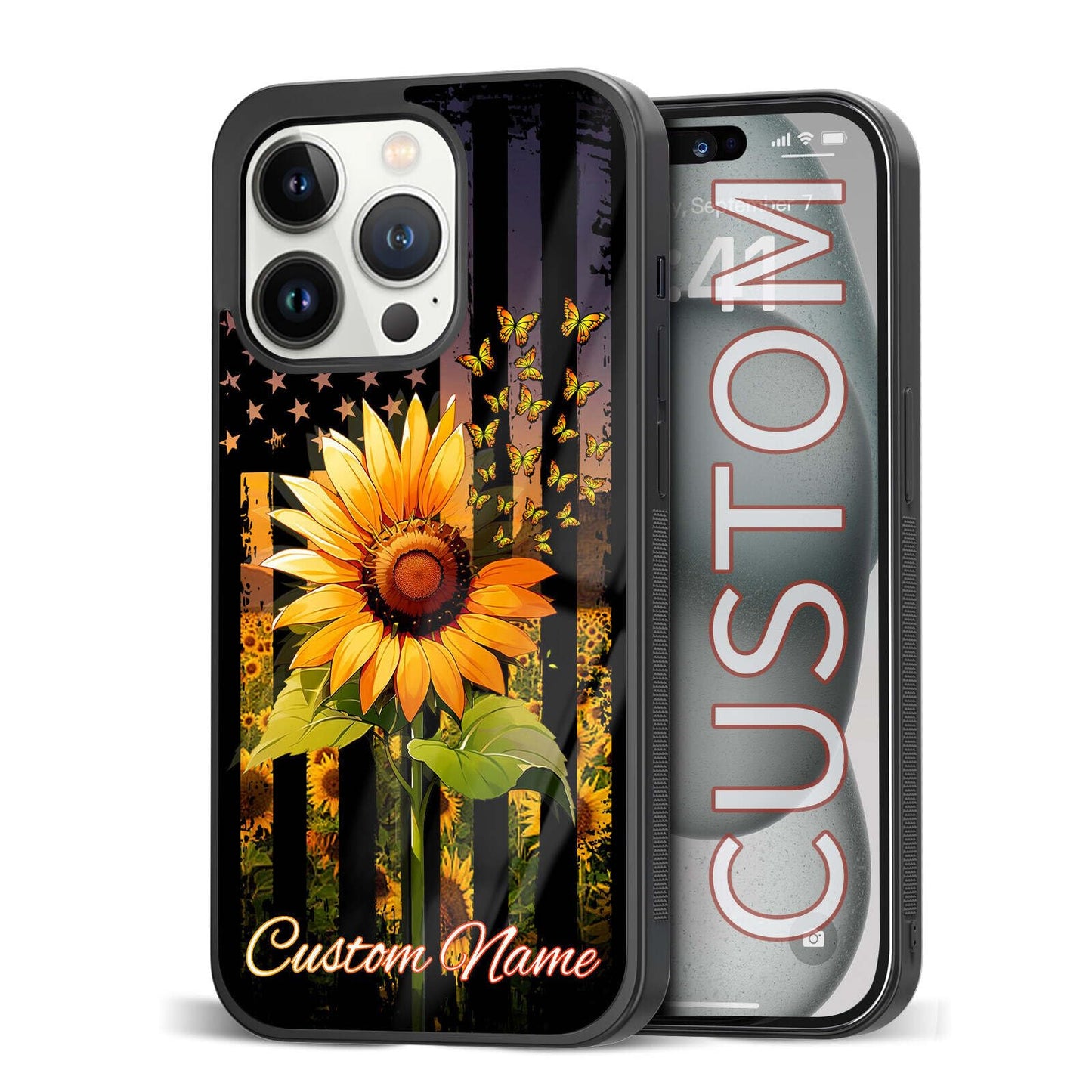 Custom Name Phone Cases for Plant LoverKawaii Wildland Shockproof Cover Case for iPhone 11 12 13 14 15 16 17 Pro Max Plus Mini Xr Xs| for Samsung S20 S21 S22 S23 S24 S25 S26 Ultra Plus FE