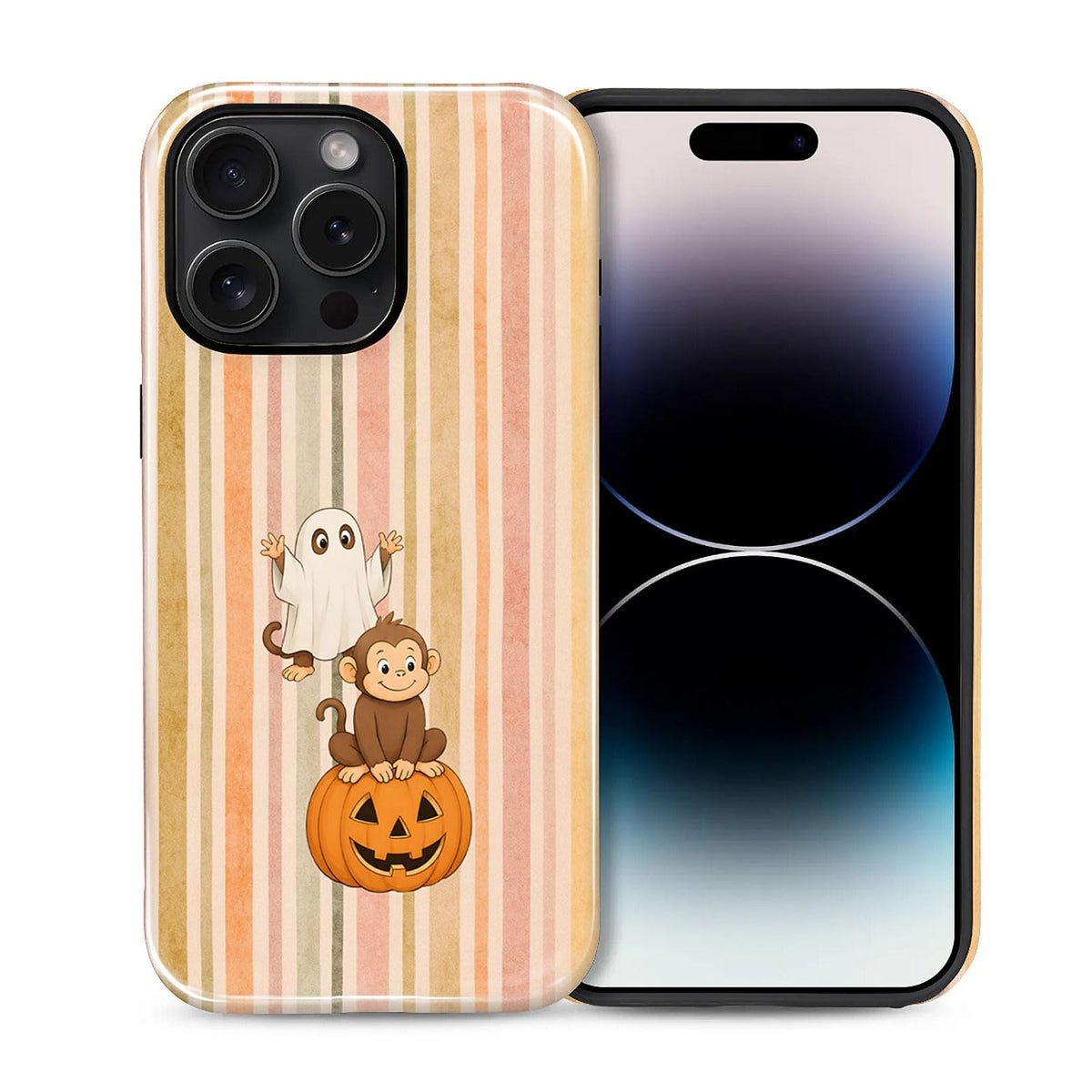 for iPhone 17 Pro Case,Hybrid 2-Layer Hard Shell + Silicone Protective Case -Resistant Shockproof- Ally's Dog's Cute College Summer Flower Collage