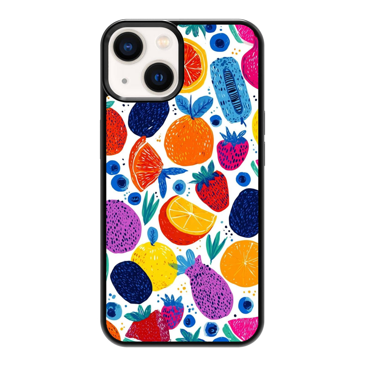 Lush Garden Wildflower Field Green Botanical Nature Aesthetic Phone Case, Shockproof Protective Cover for iPhone 11 12 13 14 15 16 17 Pro Max Plus Mini XR 7 8 SE